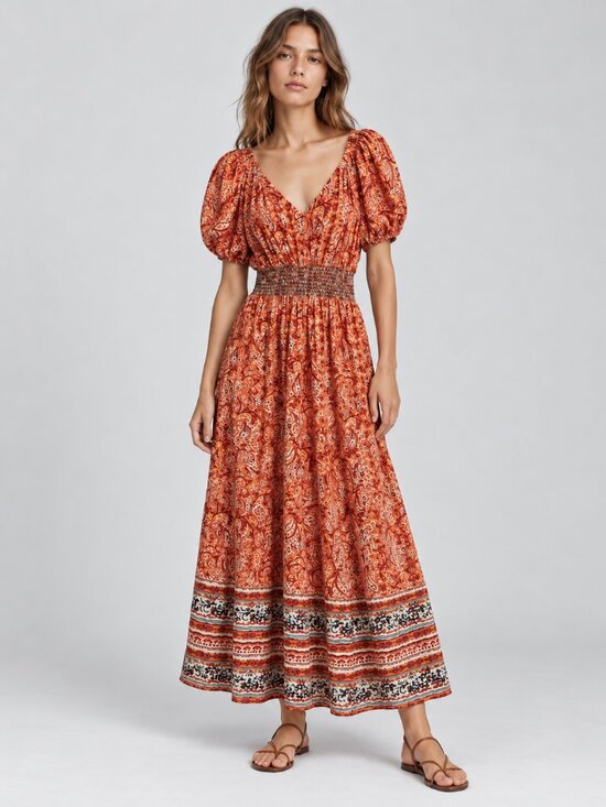 Devoted Dresses & Skirts - Devoted Paisley Maxi Dress